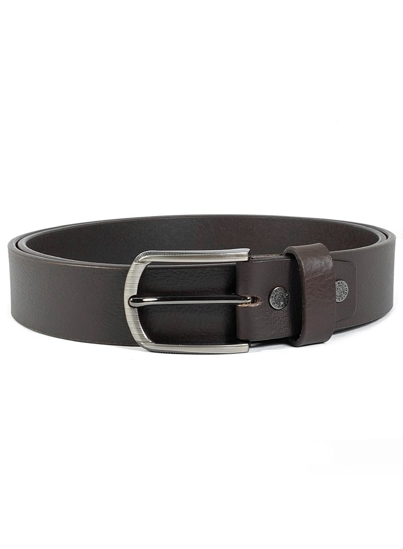 CLASSIC MILANO® Genuine Leather Belt Men in an elegant GIFT BOX; Classic Jean Belt; Belts for men Mens belt Leather; Pin Buckle 35MM