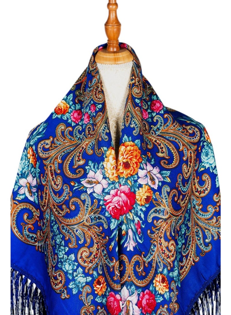 دىدانيالا شال قطن نسائي بشراريب شرقي من داريا - Image 3