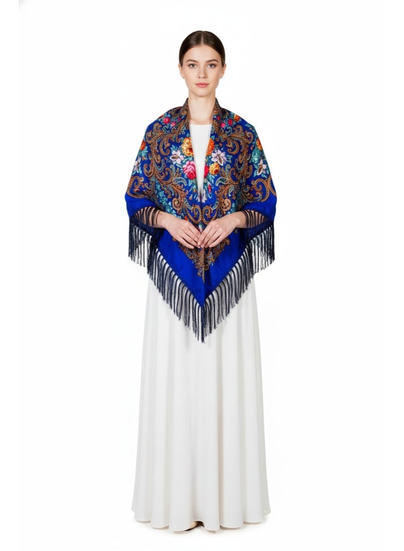 دىدانيالا شال قطن نسائي بشراريب شرقي من داريا - Image 2