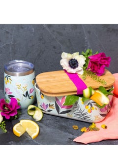 Sara Miller Bamboo Lunch Box with Wood Lid  - Image 3