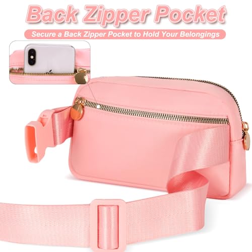 Uygafly Graduation Gifts for Teens Kids Daughter Sister Her - Birthday Gifts for 3 4 5 6 7 8 9 10 11 12 13 Year Old Girls,Fanny Pack Crossbody Bag Belt Bag Cute Trendy Stuff | Peach,Initial N - Image 4