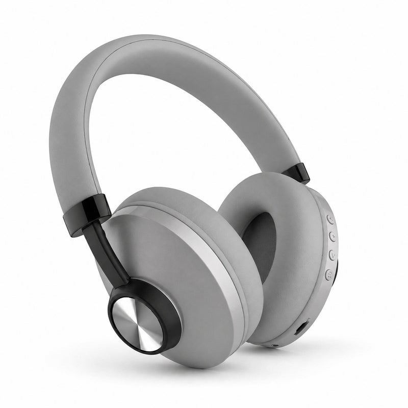 SODO Wireless Bluetooth headphones with TF card slot and up to 8 hours of playtime, extendable design, model SD-1007, Grey color - Image 3