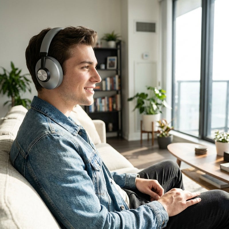 SODO Wireless Bluetooth headphones with TF card slot and up to 8 hours of playtime, extendable design, model SD-1007, Grey color - Image 5