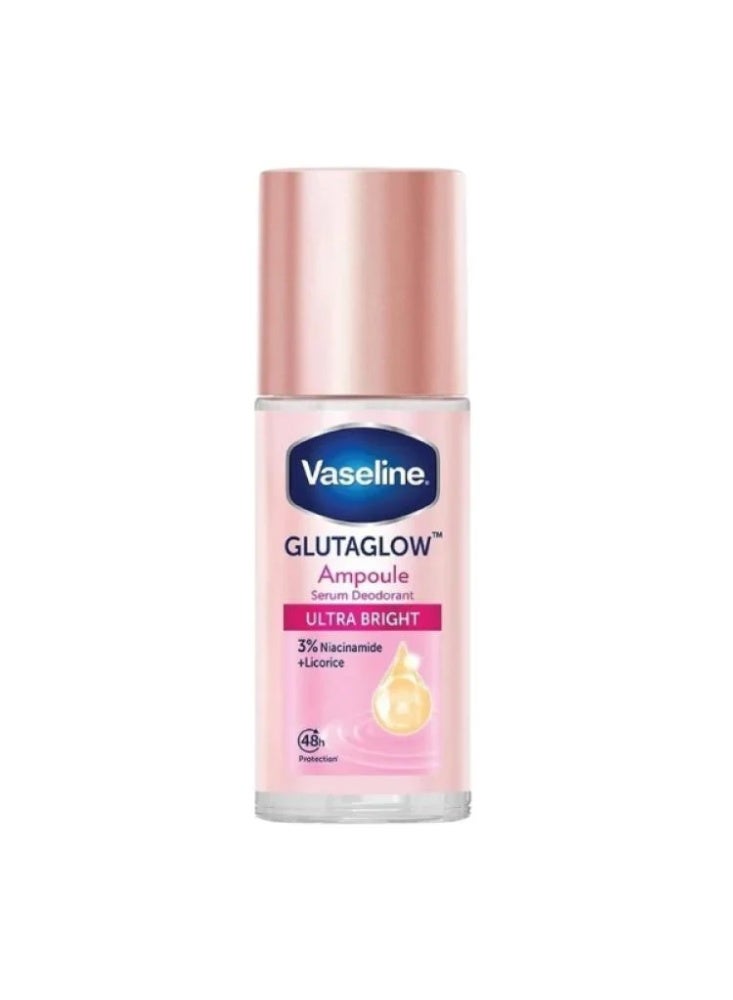 Vaseline Glutaglow Ultra Bright Ampoule Serum Deodorant - 45ml