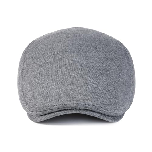 VOBOOM قبعة قيادة فلات آيفي غاتسبي للرجال من فوبوم قطنية (الأسلوب 2 - رمادي داكن) - Image 2