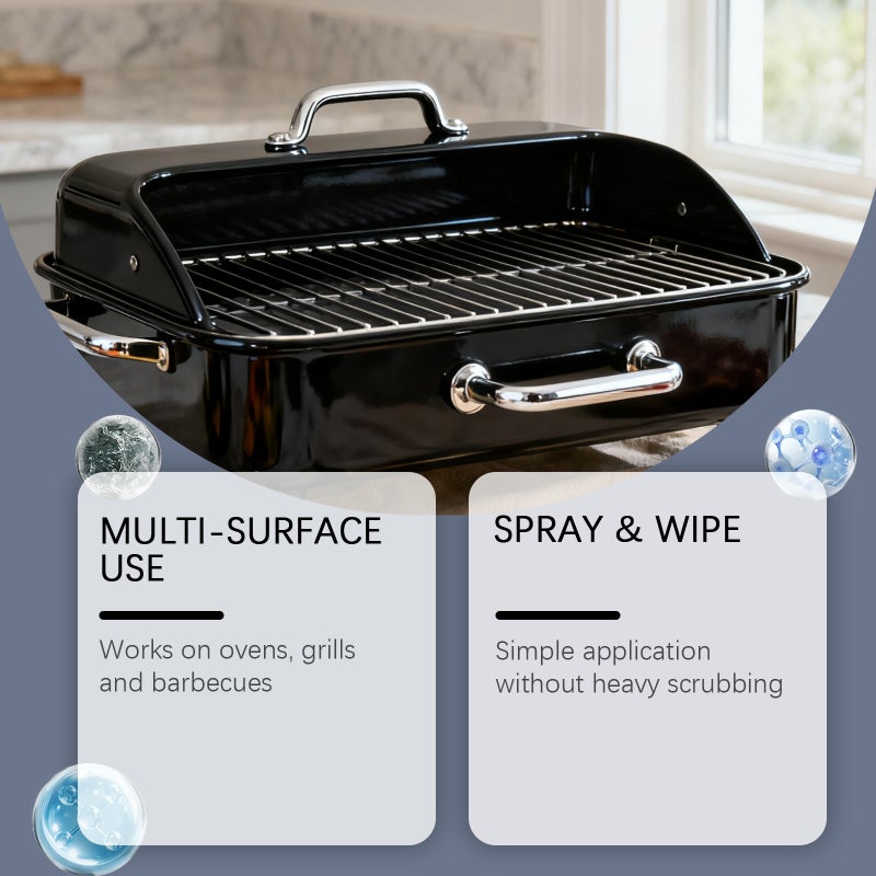 Jakehoe Oven And Grill Cleaner Household Oven And Grill Cleaning And Grease Removal Daily Cleaner - Image 3