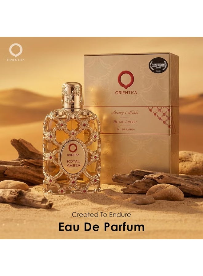 اورينتيكا أوريانتيكا لوكسري كوليكشن رويال أمبر - ماء عطر للجنسين - عطر شرقي عنبري فاخر يدوم طويلاً - 80 مل - Image 4