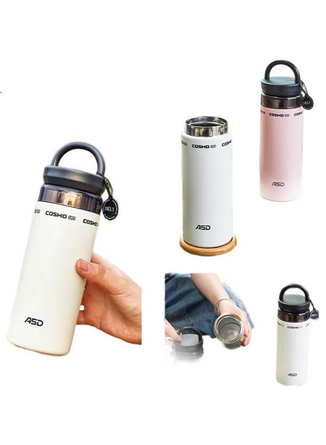 Asd Outdoor Sports Portable Insulated Cup For Home, Office, And Students, Long-Lasting Heat Retention, 400Ml, Rws40B18Wg-W - Image 1