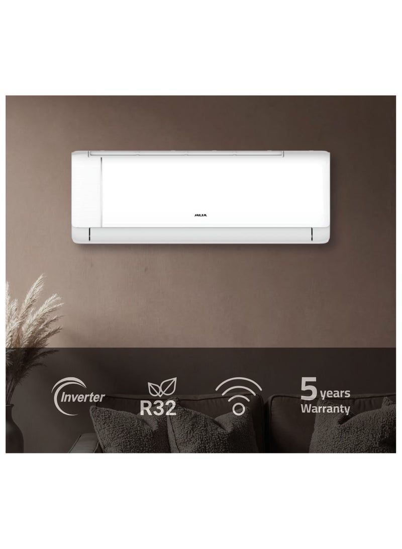 أيه يو إكس AUX Split Air Conditioner, 3 HP, Inverter, Cooling/Heating, Model QE 24QE White - Image 1
