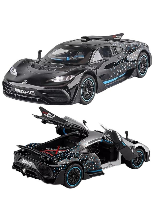 Magicwand 1:24 Scale Die-Cast Metal Merrc AMG-ONE【Large】 with 4 Openable Doors,Lights & Music【Pack of 1】【Colors As Per Stock】 - Image 1