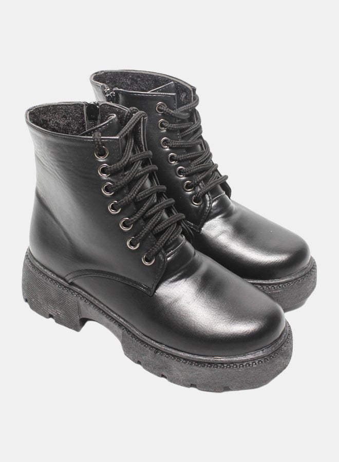 Glitter Women Half-Boots - Black - Image 1