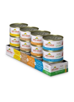 Almo Nature HQS Natural Variety Pack Grain Free, Additive Free Recipes - Chicken with Pumpkin (6); Chicken Breast (6); Tuna Atlantic Style (6); Chicken & Cheese(6), Adult Cat Canned Wet Food, Shredded - pzsku/ZE3EF6D787DD8A71E0A50Z/45/_/1737031288/f266a868-c728-429e-a0c5-b85d0c281ac0