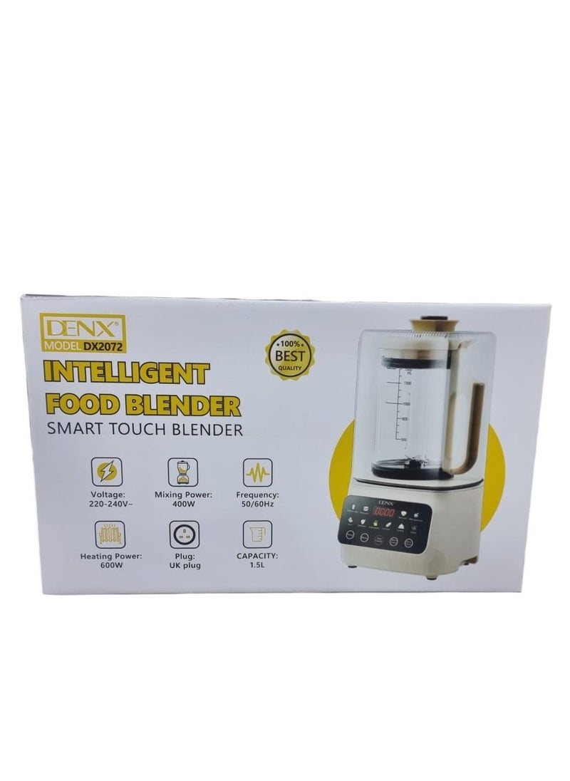 Denx Intelligent Smart Touch Blender 1.5 Liter Heat Resistant And Sound Proof With Heating Power - Image 3