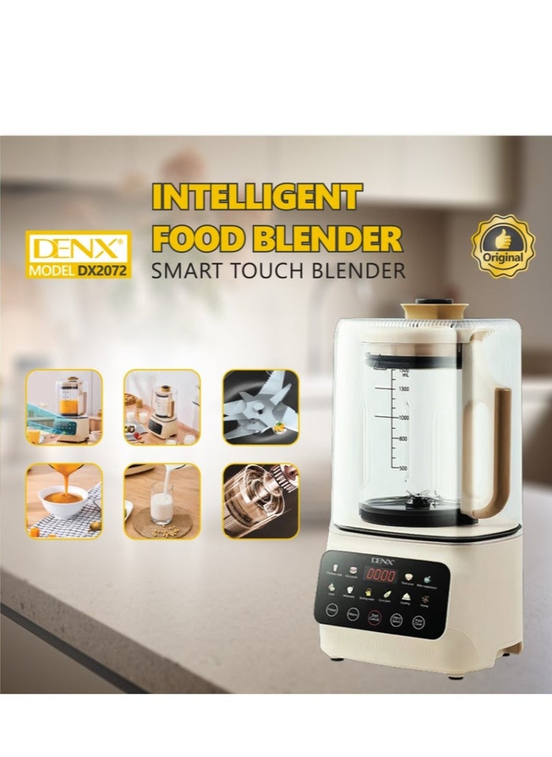 Denx Intelligent Smart Touch Blender 1.5 Liter Heat Resistant And Sound Proof With Heating Power - Image 4