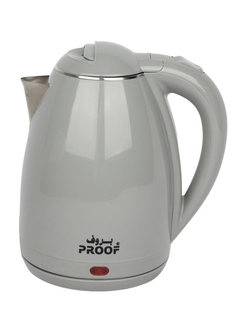 Stainless steel kettle inside and plastic outside 1.8 liters 2200 watts