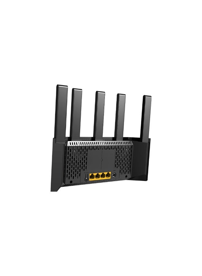 Tenda TE6L Pro BE5100 Dual-Band Wi-Fi 7 Router (2.5GE), Up to 5011 Mbps Concurrent Speed, Dual-Core CPU + 6nm Wi-Fi Chip, 5 High-Gain Antennas, Wi-Fi+ Mesh Coverage, NFC One-Touch Connection, Fast Roaming black - Image 2