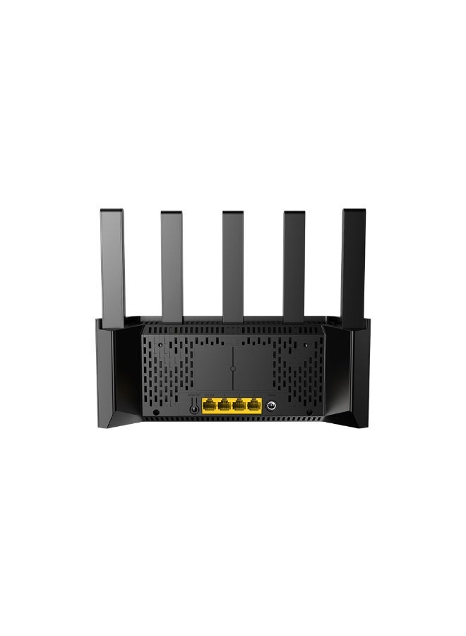 Tenda TE6L Pro BE5100 Dual-Band Wi-Fi 7 Router (2.5GE), Up to 5011 Mbps Concurrent Speed, Dual-Core CPU + 6nm Wi-Fi Chip, 5 High-Gain Antennas, Wi-Fi+ Mesh Coverage, NFC One-Touch Connection, Fast Roaming black - Image 4