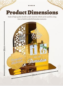 Home Smart Home Smart Ramadan Countdown 30 Days Calendar Beautiful Modern Design for Home Decorations Ideal for Ramadan Calendar Ramadan Gift  - Image 2