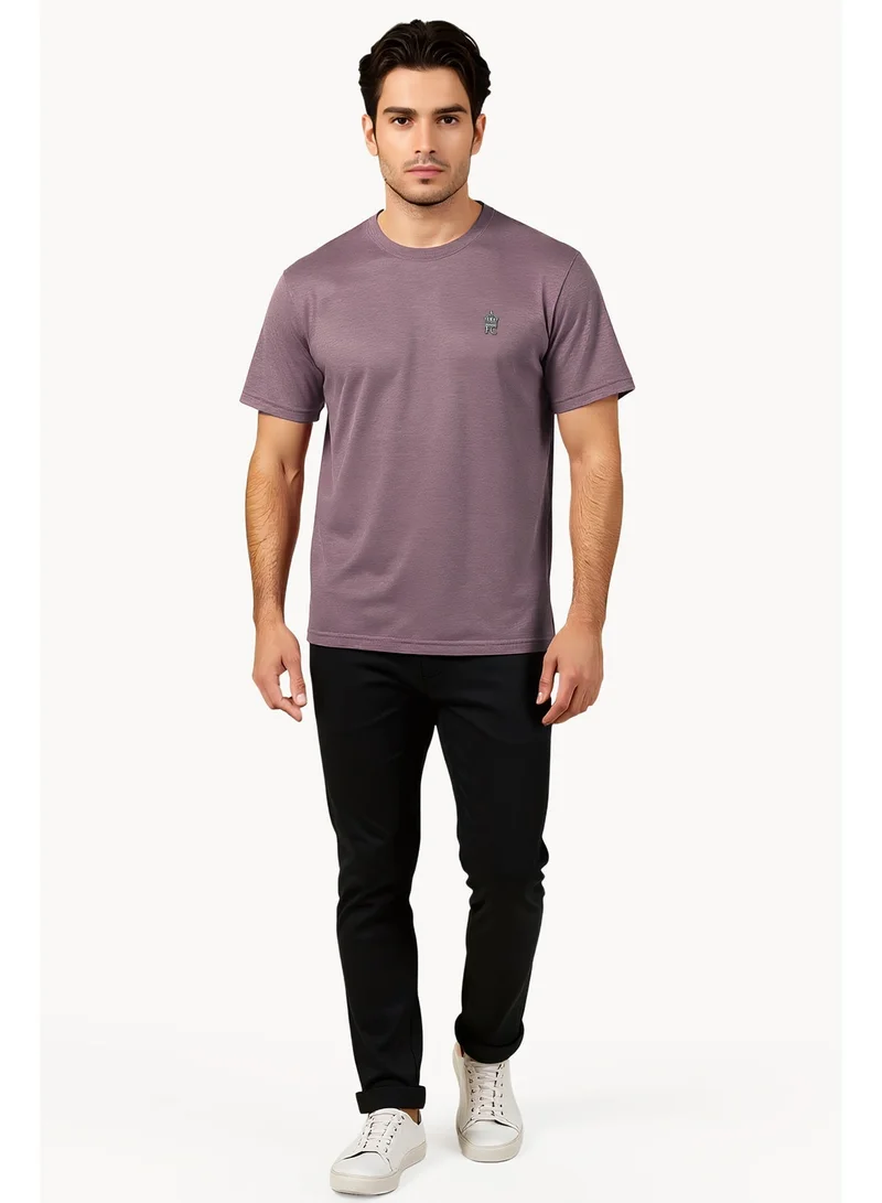 فرنش كونكشن تيشيرت بأكمام قصيرة مطاطي