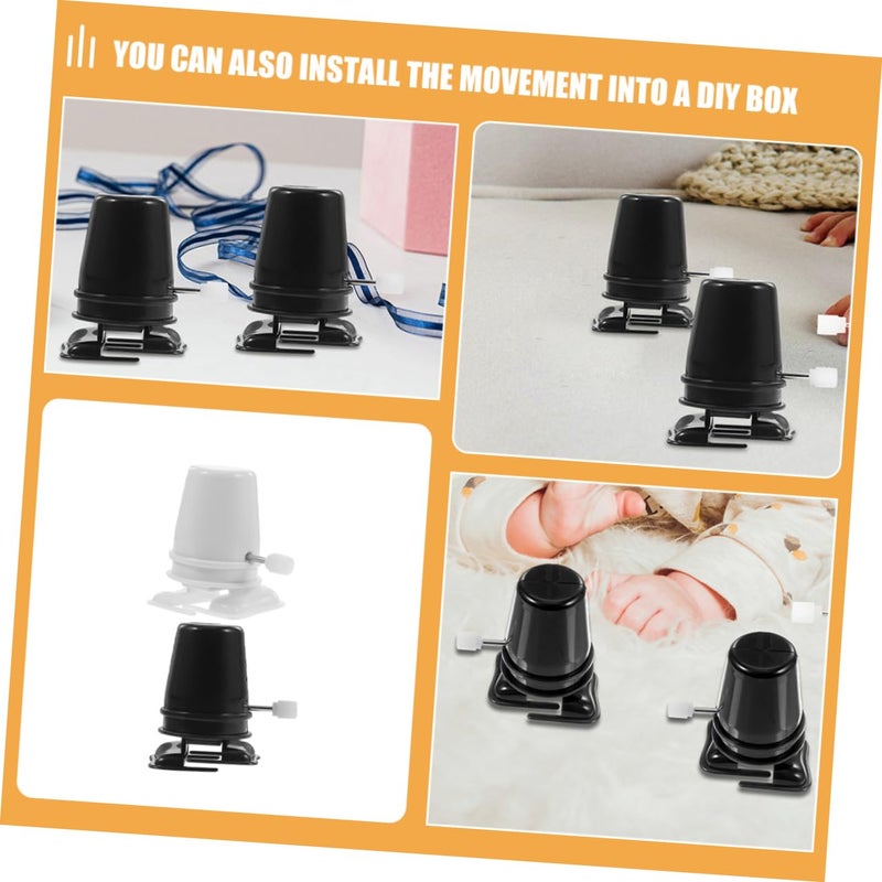 6Pcs Wind Up Robot Mechanism Kit DIY Craft Mechanical Parts Easy Assembly - Image 4