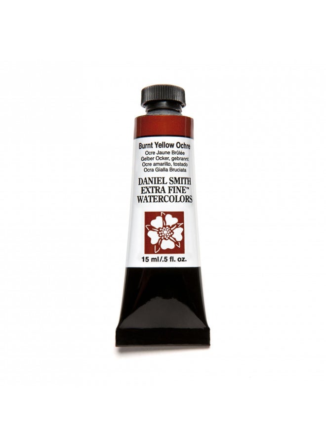 Daniel Smith DANIEL SMITH Extra Fine Watercolor 15ml Paint Tube, Burnt Yellow Ochre  - Image 1