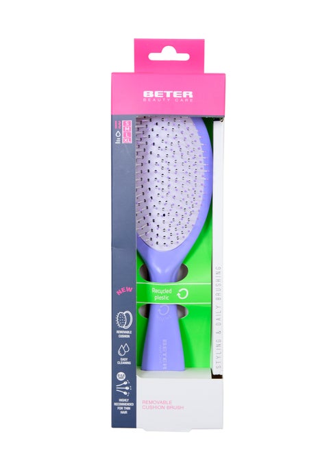 Recycled Collection cushion brush with removable cushion