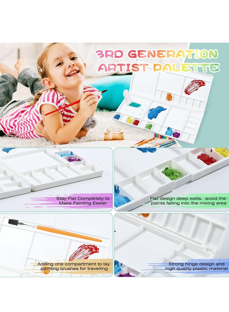 أوزيغالور لوحة زينة مائية كبيرة مع 24 حفرة و5 منطقة للمزج، لوحة زينة بثقب للإبهام - Image 4