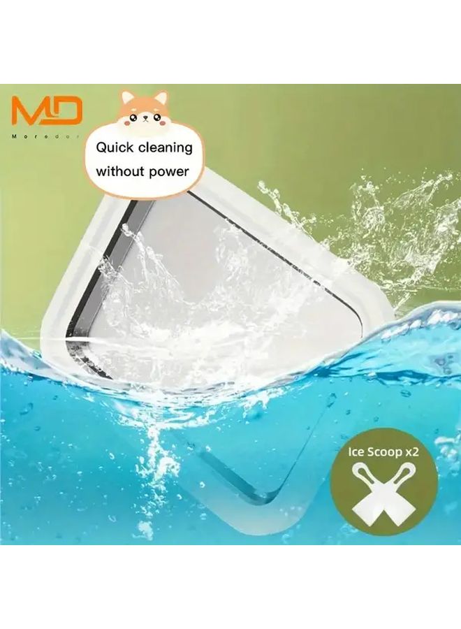 Pink Ice Cream Maker Machine No Electricity Needed Stainless Steel - Image 3