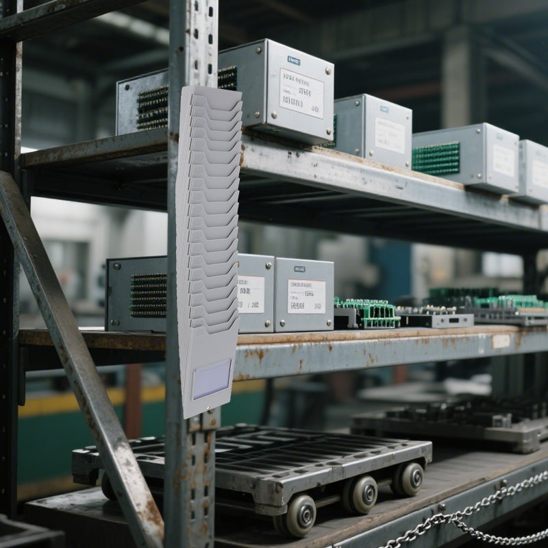 2pcs Time Card Rack Warehouse Material Card Rack Hanging Time Card Holder Material Shelf - Image 4