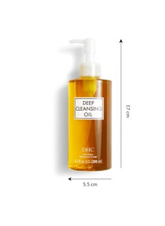DHC DHC Deep Cleansing Oil, Facial Cleansing Oil, Makeup Remover, Cleanses without Clogging Pores, Residue-Free, Fragrance and Colorant Free, All Skin Types, 6.7 fl. oz.  - Image 4