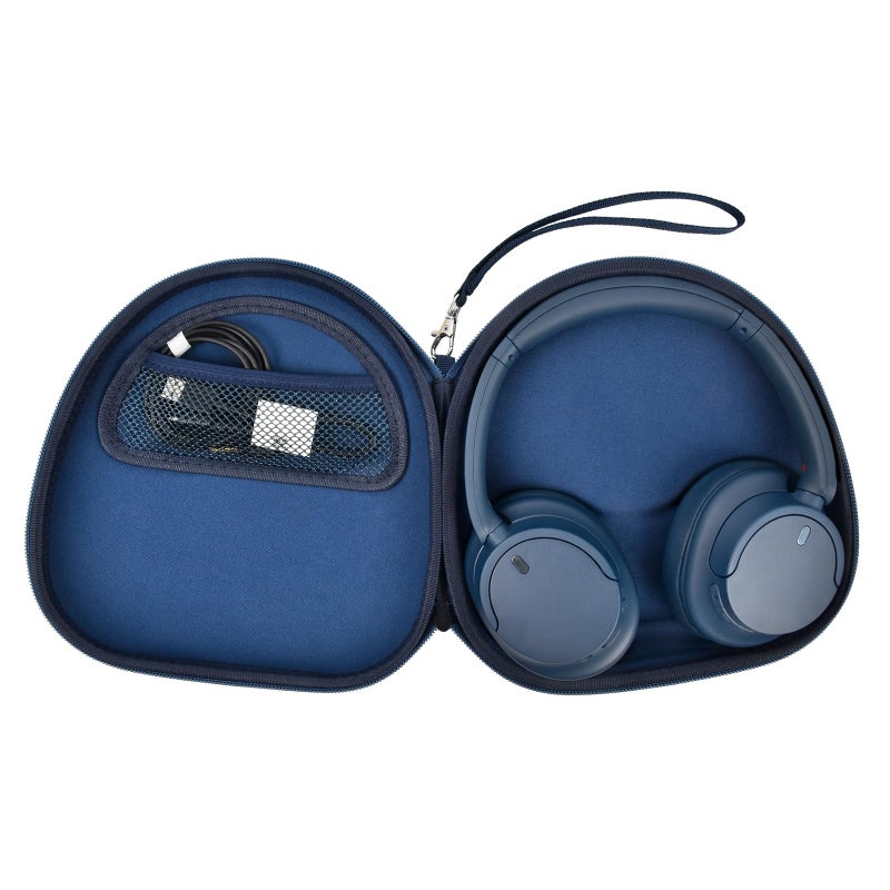 PAIYULE Headphone Case for Sony WHCH720N WHCH520 WH1000XM4 for Soundcore Q20i Q20 Q30 for JBL Tune 720BT 510BT Noise Canceling Headphones Wireless Headset Travel Bag Box OnlyBlue - Image 2