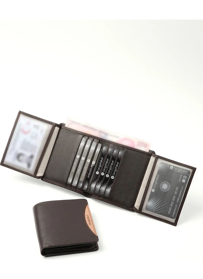 Cengiz Pakel Genuine Leather Men's Wallet 13660T