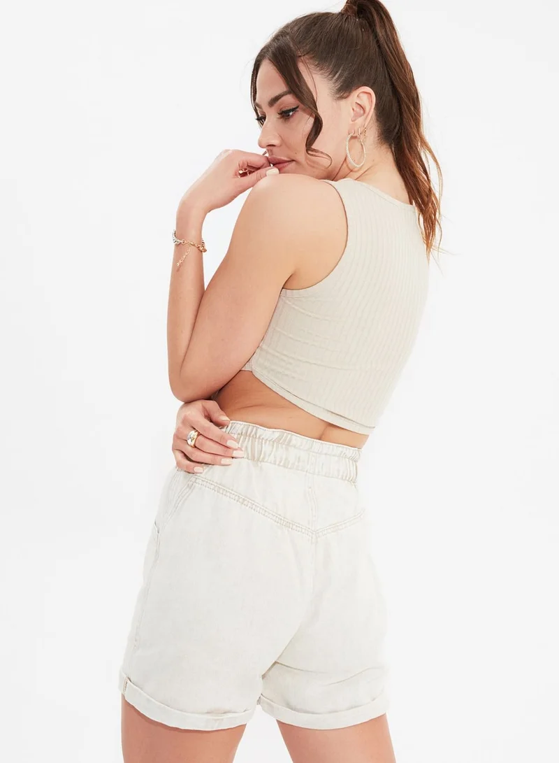 trendyol High Waist Mini Shorts