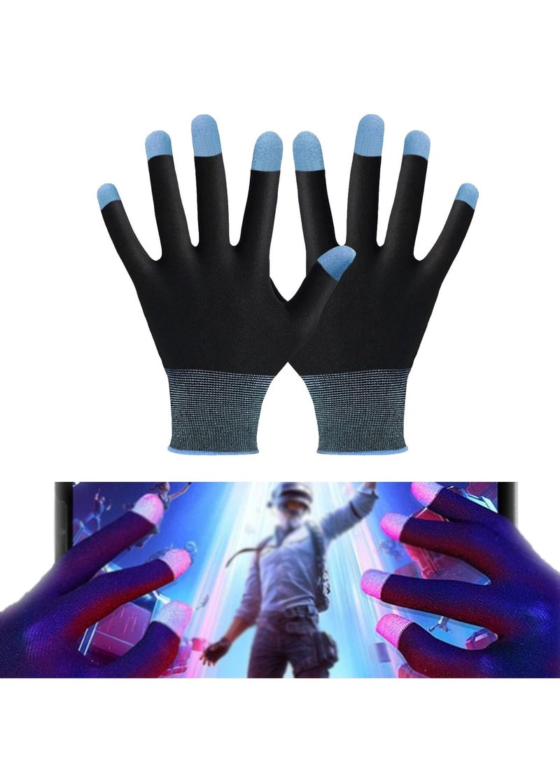 SYOSI Touchscreen Gloves for Sweaty Hands, High-Sensitive Anti-Sweat Breathable Seamless Gaming Gloves for Tablet iPadMobile Phone PUBG Game Controller - Image 1