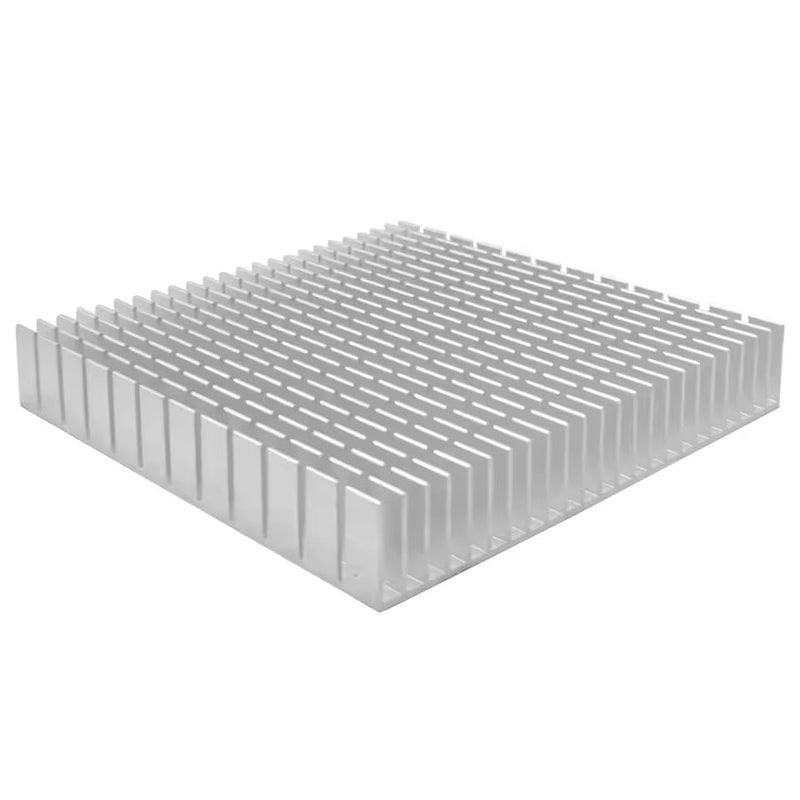 CentIoT - Aluminum HeatSink for electronic Chip LED RAM COOLER cooling (50x50x11mm, Silver) - Image 1