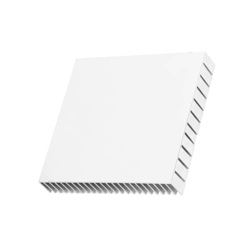 CentIoT - Aluminum HeatSink for electronic Chip LED RAM COOLER cooling (50x50x11mm, Silver) - Image 3