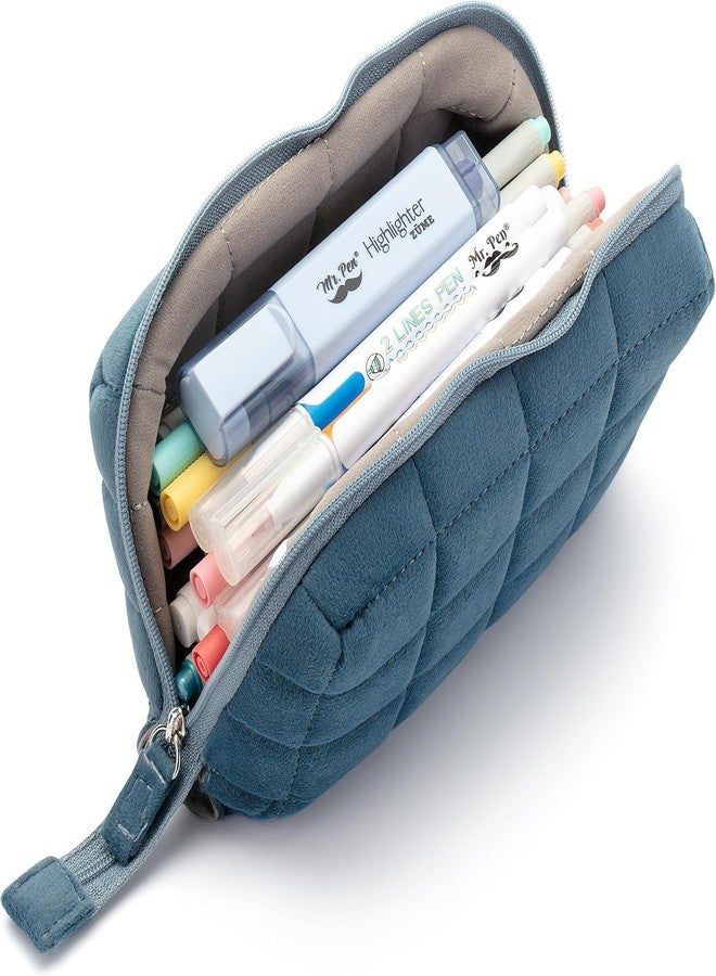 Pillow Stationery Pouch – Soft Pillow Makeup Bag, Pillow-Shaped Pencil Case for School, Cosmetics, Travel | Pen & Color Storage Pouch Case | School Supplies (Pack of 1, Multicolor)(101 D) - Image 2