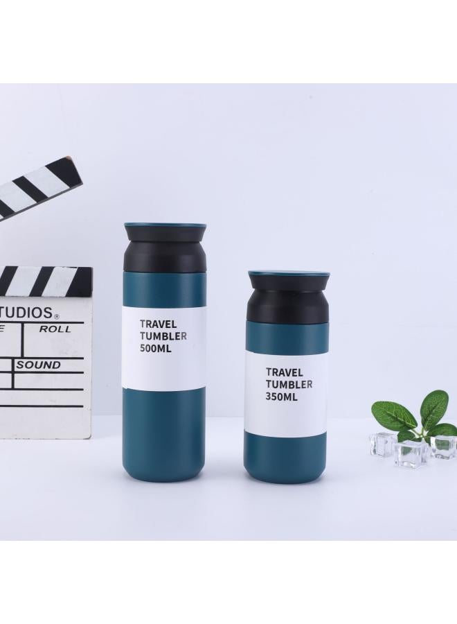 Simple Element Cup 304 Stainless Steel Ulated Water Cup Student Portable Outdoor Handle Cup