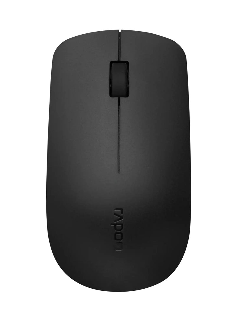 Rapoo M20 Plus Silent Wireless Optical Mouse black - Image 2
