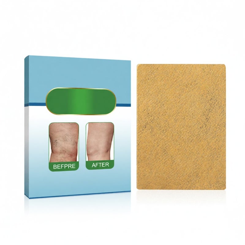 Varicose Veins Patch 10Pcs Plant-Based Formula - Skin Nourishing Soothing Leg Patch for Leg Varicosity Relief, Vasculitis Swelling Pain Reduction - Image 1