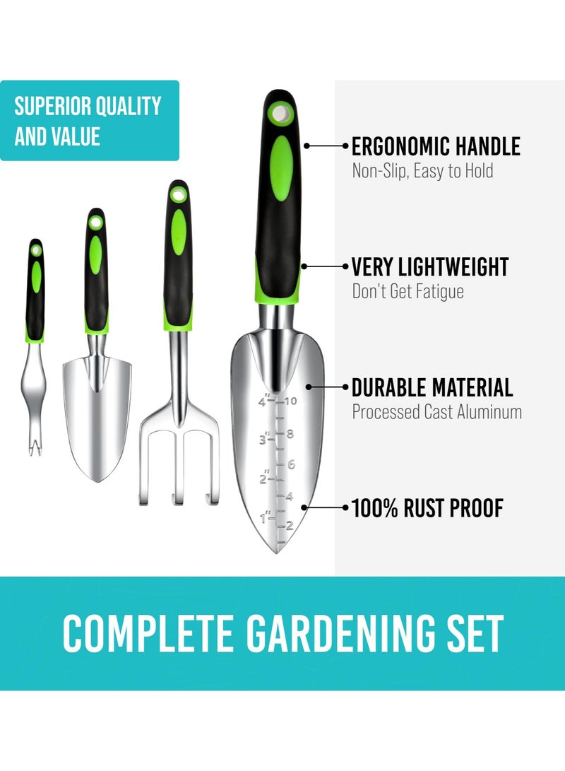 عربست أدوات بستنة متينة عالية الجودة - مجموعة أدوات بستنة مكونة من 22 قطعة، هدية مثالية للنساء والرجال والأمهات والآباء - مجموعة أدوات بستنة متينة ومريحة للاستخدام. - Image 2