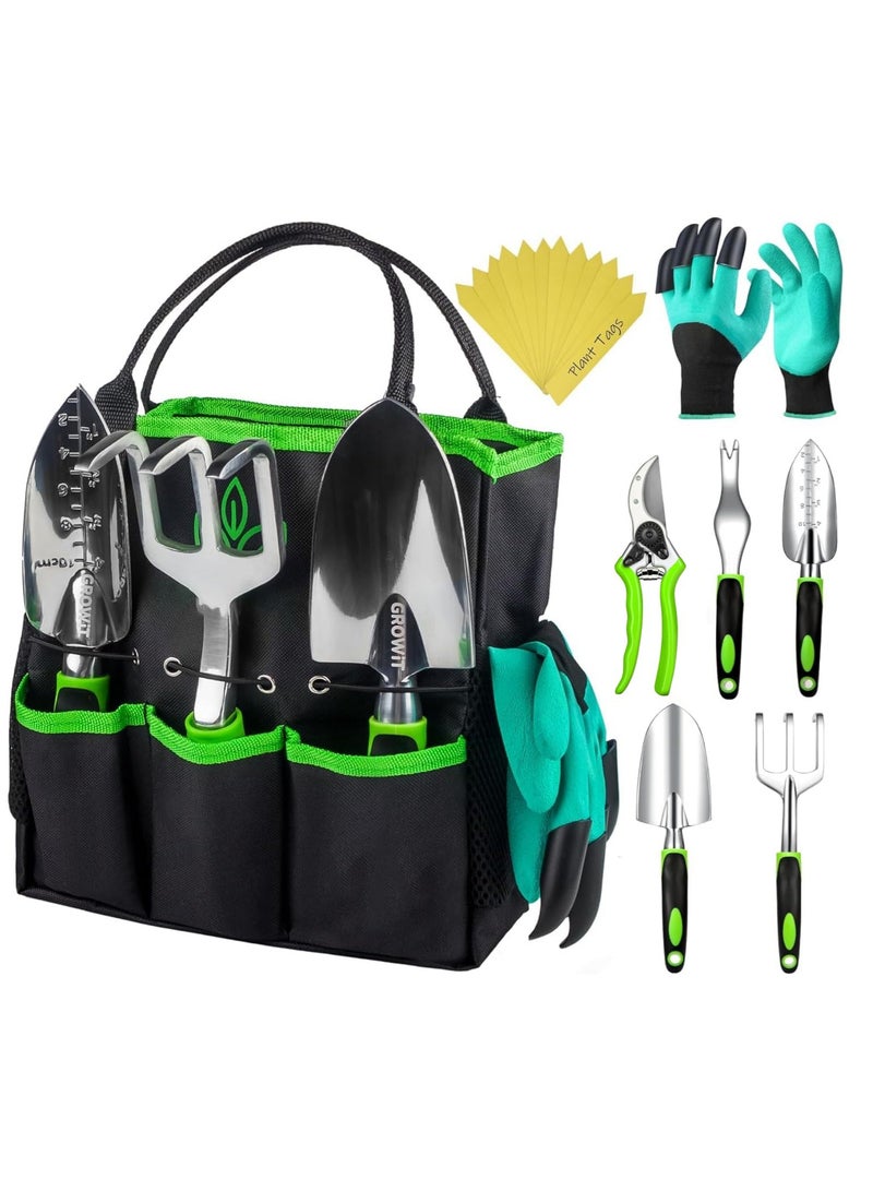 عربست أدوات بستنة متينة عالية الجودة - مجموعة أدوات بستنة مكونة من 22 قطعة، هدية مثالية للنساء والرجال والأمهات والآباء - مجموعة أدوات بستنة متينة ومريحة للاستخدام. - Image 1