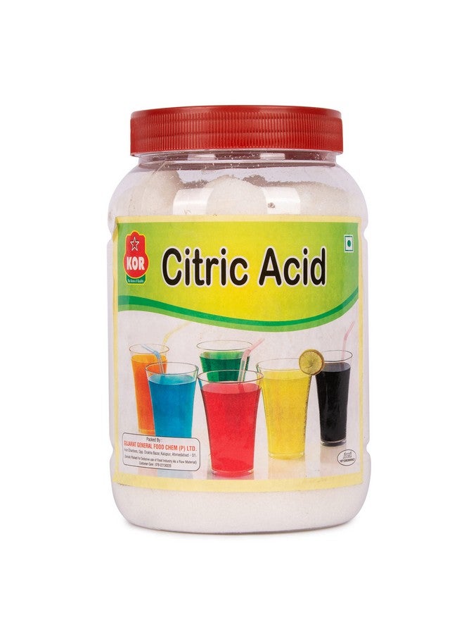 KOR Citric Acid Crystals (Small), 800G (Pack 1) / Food Grade/Nimbusat/Tatri/Multiple Purpose/Nimbu Phool/Lemon Salt/Citric Acid Powder For Baking Making Malai Peda, Jalebi, Poha Chivda, Dhokla - Image 1