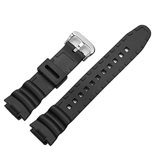 DBLACK ''CDS26'' 18mm Resin Watch Strap (Black) // Compatible With ''CASI0'' Watch Models AE-1200WH, AE-1300WH, F-108WH, W-216H & Others - Image 4