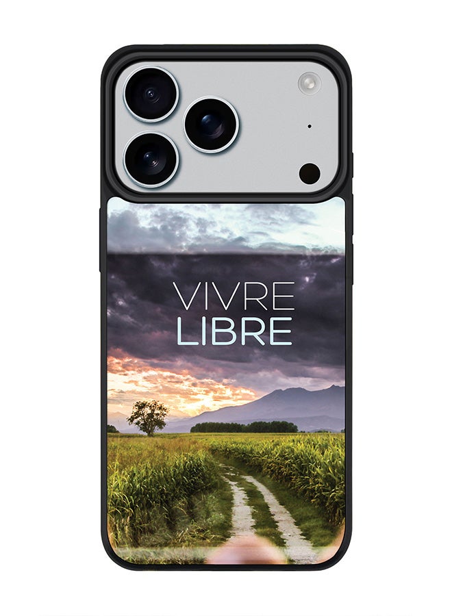 Stylizedd iPhone 17 Pro Case, [Compatible with MagSafe] Slim Magnetic cover Phone Case iPhone 17 Pro -Vivre Libre - Image 1