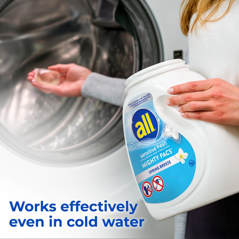 all Unit Dose Laundry Detergent, Mighty Pacs, Sensitive Fresh, 60 Count - Image 4