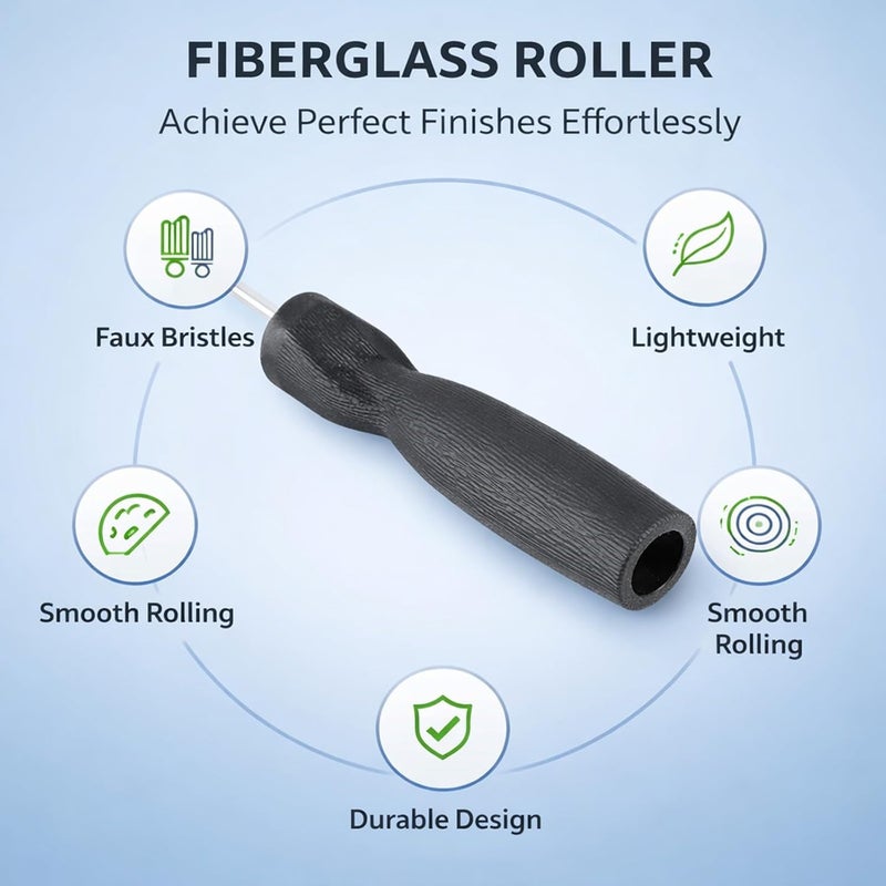 Fixed & portable compatible Fiberglass Laminating Roller, Hand Tool Diameter 22x75mm, Faux, Lightweight 4.9oz - Ergonomic Wooden Handle, Bubble Removal Efficiency, Ideal for FRP Industry Use Gulf market trial optimized design Various size alternatives Quick available purchase options Efficiency boosted construction Upgraded simple practical design Gulf standard sizing alternatives Tight fitted parts Worldwide popular practical build Trendy versatile build All climate suitability Flexible purchase choices Long use oriented quality Moisture wear upgraded quality Space saving Cross part assemble fit Periodic stock arrangement Land transit & shipment compatible Stain resistant Versatile application Global flexible sizing options Trusted all-purpose quality Simple multi-color universal build Multi-use detailed build Market popular practical build - Image 3
