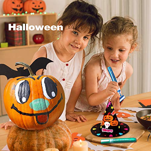 ZSCM QUALITY DECIDES THE FUTURE Paint Pens Acrylic Markers, ZSCM 12 Colors Paint Markers for Halloween Pumpkin Painting, Metallic Art Marker, for Adults Card Making, Rocks Painting, Wood Slices, Pumpkin Decoration - Image 3