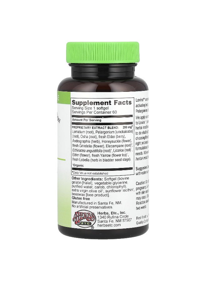 Herbs Etc., Loviral™, 60 Softgels (Packaging may vary) - Image 2