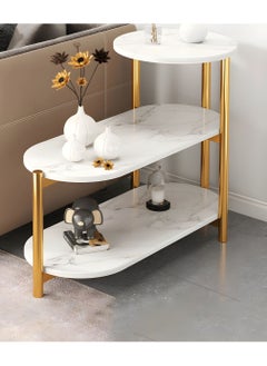 DubaiGallery Multi-Layer Sofa Coffee Tables Luxury Italian Light Simple Bedside Tables Modern Home Furniture Living Room Small Round Table  - Image 2